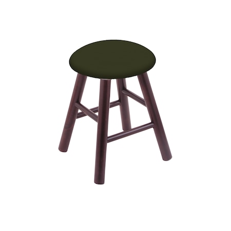 Holland Bar Stool Co Maple Vanity Stool, Dark Cherry Finish, Graph Coal Seat RC18MSDC010